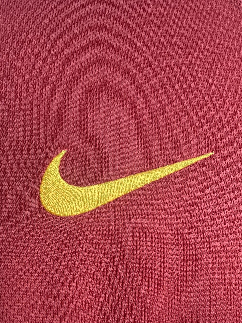 Roma Retro Soccer Jersey Home Long Sleeve Custom Shirt 2017/18 - ujerseystore