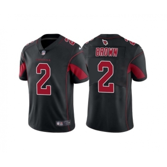 Men's Arizona Cardinals #2 Marquise Brown Black Color Rush Limited Stitched Jersey - Ujersey