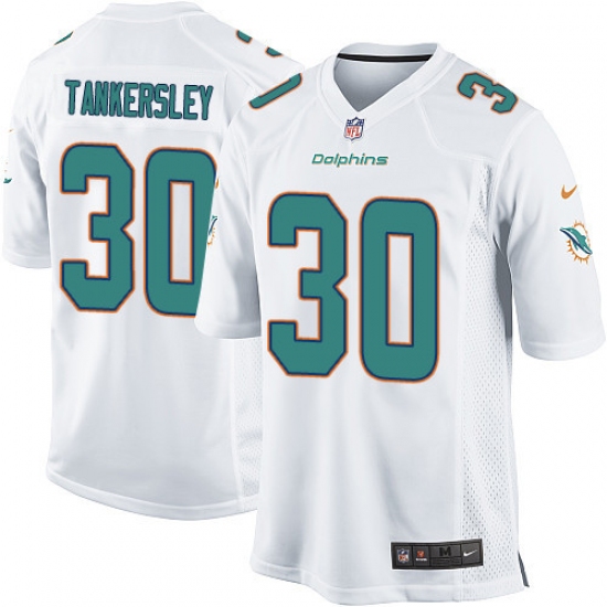Men's Nike Miami Dolphins #30 Cordrea Tankersley Game White NFL Jersey - Ujersey
