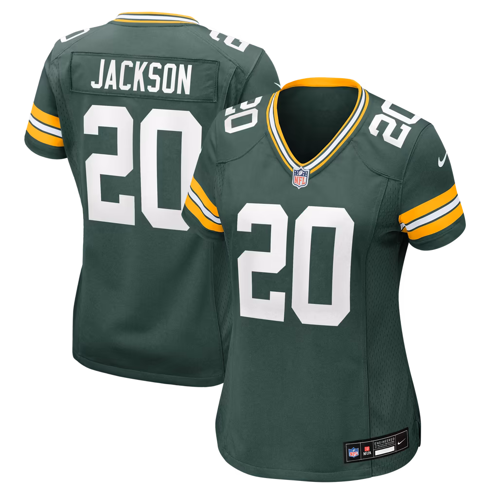 Women's Green Bay Packers Domani Jackson Nike Green Team Game Jersey - ujerseystore