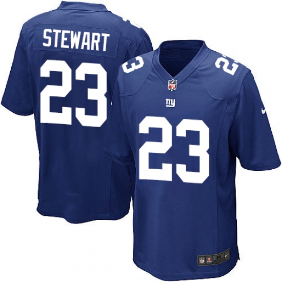 Men's Nike New York Giants #23 Jonathan Stewart Game Royal Blue Team Color NFL Jersey - Ujersey