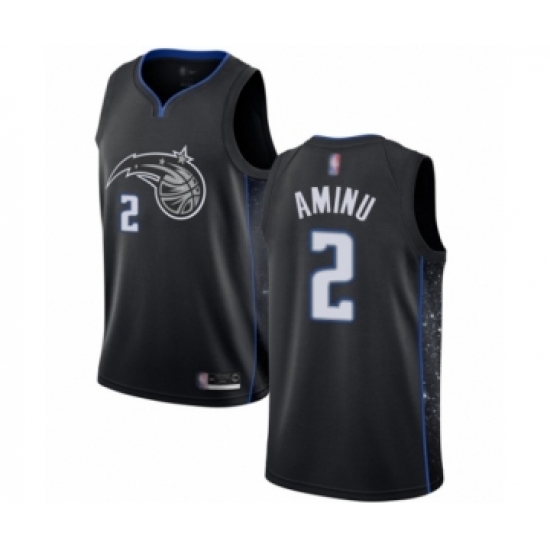 Women's Orlando Magic #2 Al-Farouq Aminu Swingman Black Basketball Jersey - City Edition - Ujersey