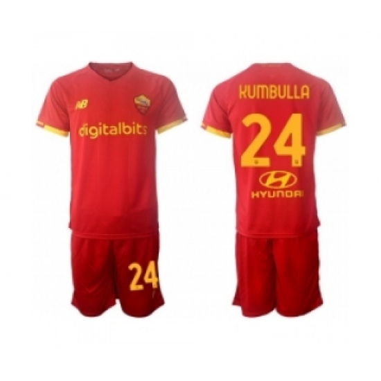Men Roma Soccer #24 Jerseys