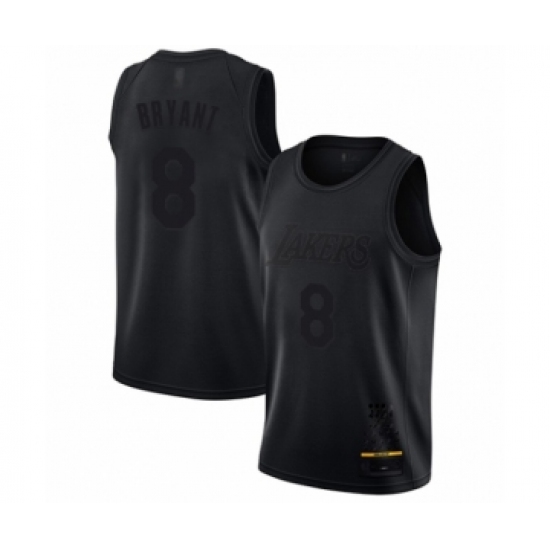 Men's Los Angeles Lakers #8 Kobe Bryant Swingman Black MVP Basketball Jersey - Ujersey