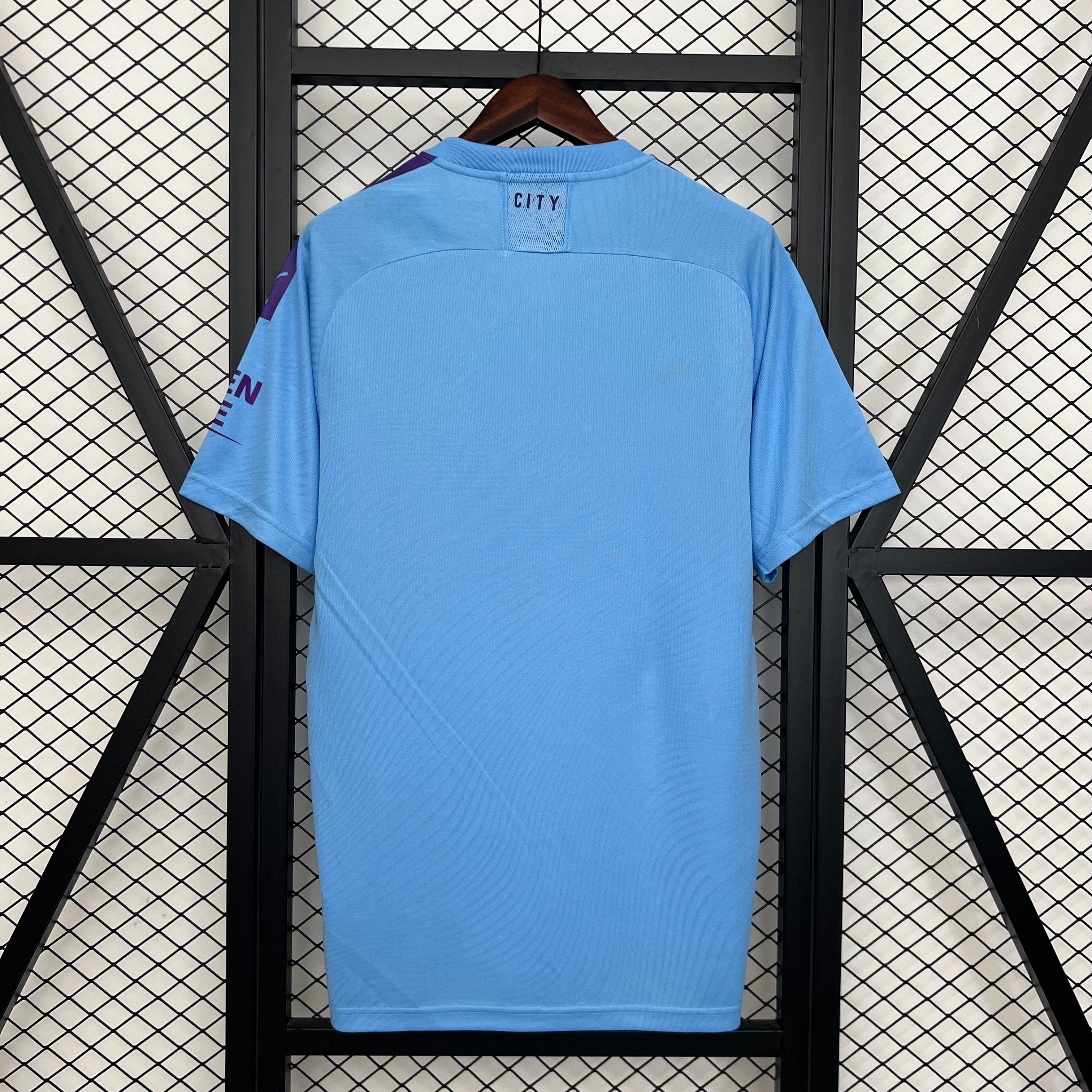 Manchester City Retro Football Jersey Home Shirt 2019/20 - Ujersey NHL