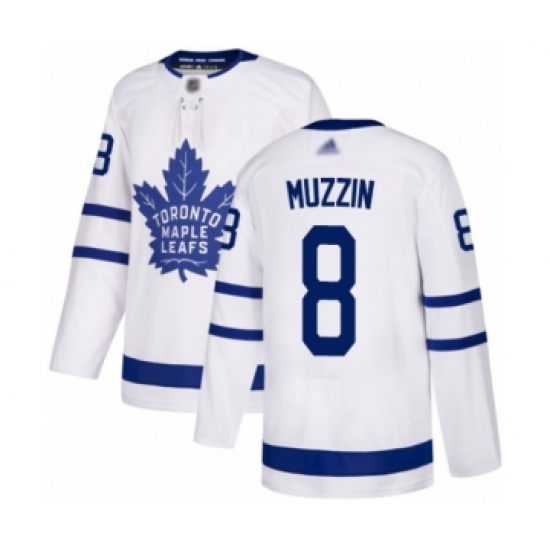 Youth Toronto Maple Leafs #8 Jake Muzzin Authentic White Away Hockey Jersey - Ujersey
