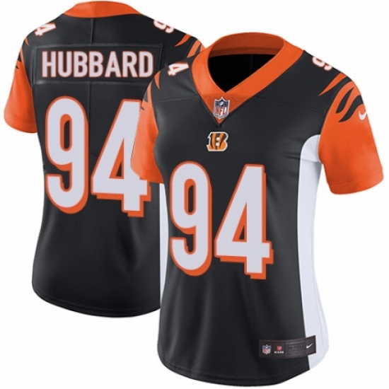 Women's Nike Cincinnati Bengals #94 Sam Hubbard Black Team Color Vapor Untouchable Limited Player NFL Jersey - Ujersey