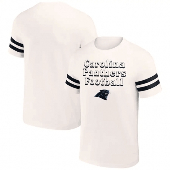 Men's Carolina Panthers Cream X Darius Rucker Collection Vintage T Shirt - Ujersey