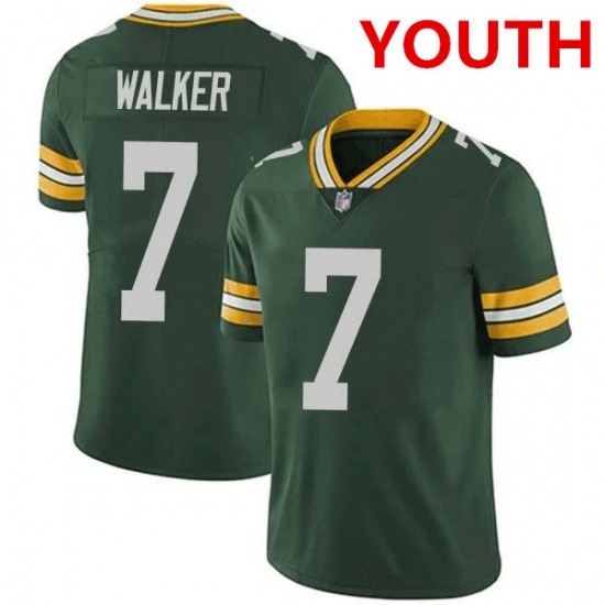 Youth Green Bay Packers #7 Quay Walker Green Vapor Untouchable Limited Stitched Football Jersey - Ujersey
