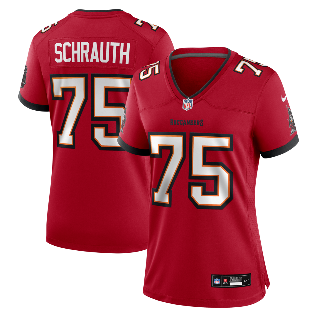 Women's Tampa Bay Buccaneers Billy Schrauth Nike Red Team Game Jersey - U-jersey