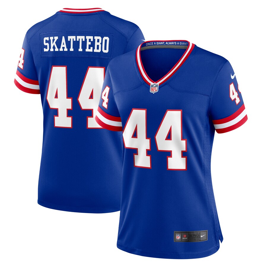 Women's New York Giants Cam Skattebo Nike Royal Alternate 2 Legacy Game Jersey - Ujersey