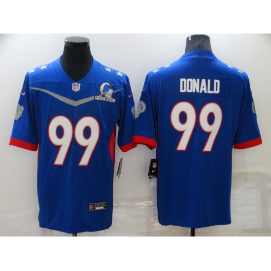 Men's Los Angeles Rams #99 Aaron Donald Nike Royal 2022 NFC Pro Bowl Limited Player Jersey - Ujersey