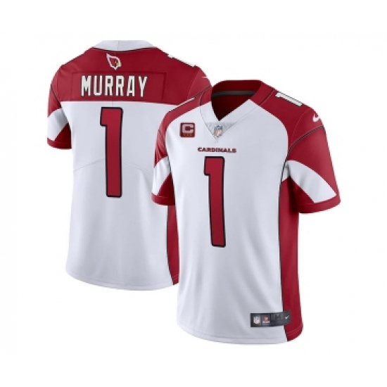 Men's Arizona Cardinals 2022 #1 Kyler Murray White With 3-star C Patch Vapor Untouchable Limited Stitched NFL Jersey - Ujersey