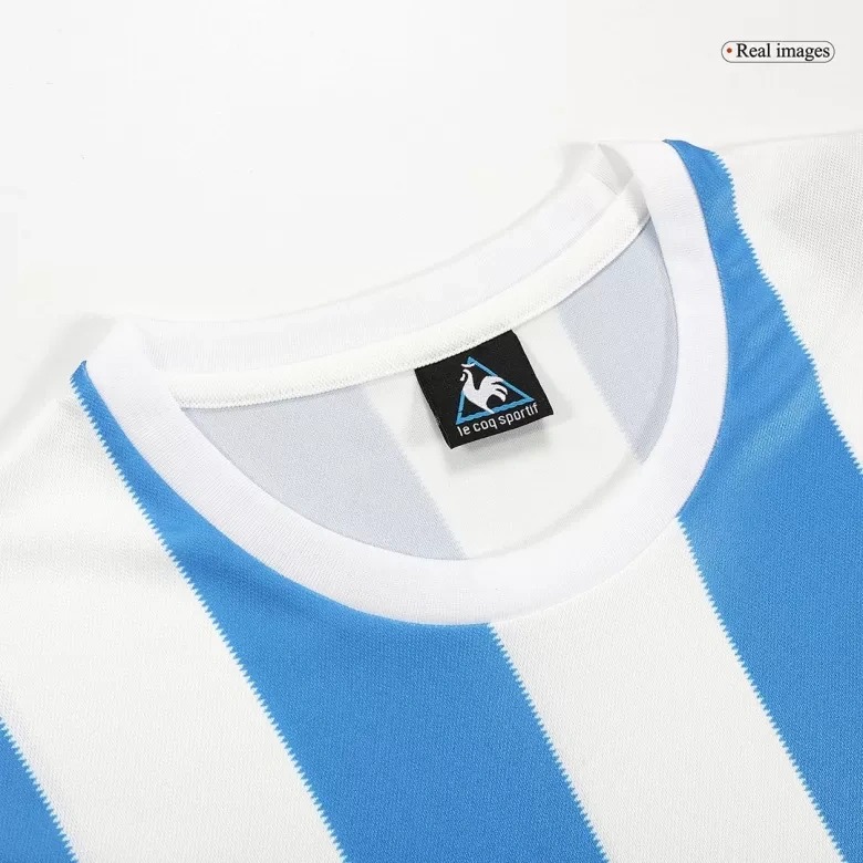 Argentina Retro Jersey Custom Home Football Jersey 1986