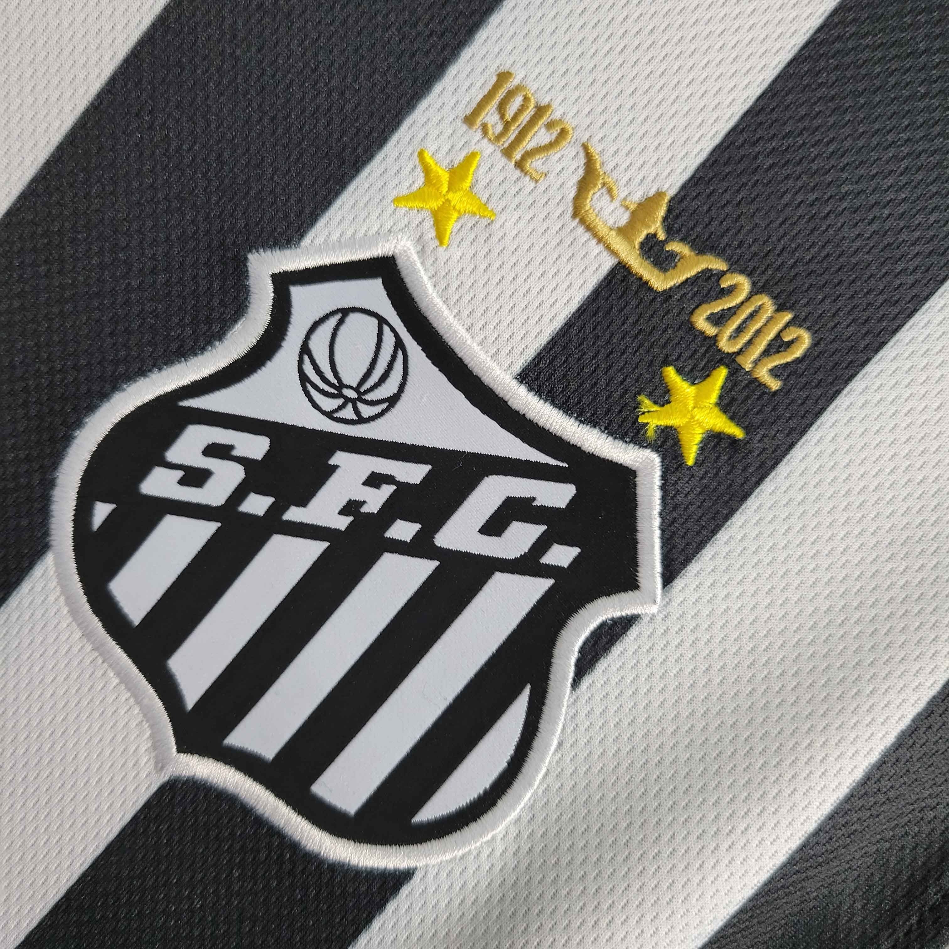 Santos FC Retro Soccer Jersey Away Custom Shirt 2012 - Ujersey