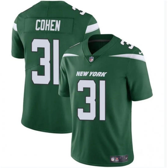 Men's New York Jets #31 Tarik Cohen Green Vapor Untouchable Limited Football Stitched Jersey - Ujersey