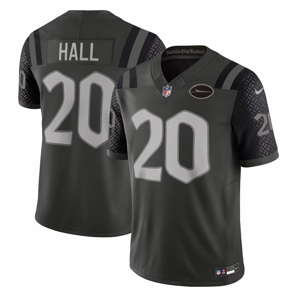 Men's New York Jets Breece Hall Nike Green Rivalries Collection Stitched Limited Jersey - Ujersey