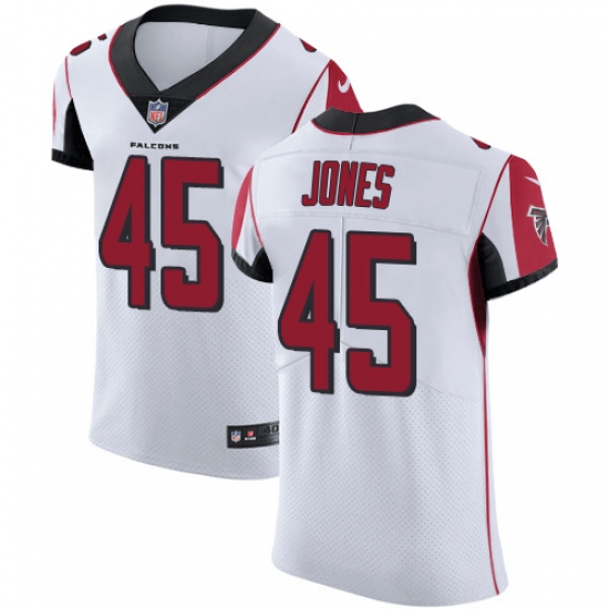 Men's Nike Atlanta Falcons #45 Deion Jones White Vapor Untouchable Elite Player NFL Jersey - Ujersey