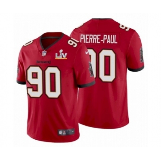 Youth Tampa Bay Buccaneers #90 Jason Pierre-Paul Red Super Bowl LV Jersey - Ujersey