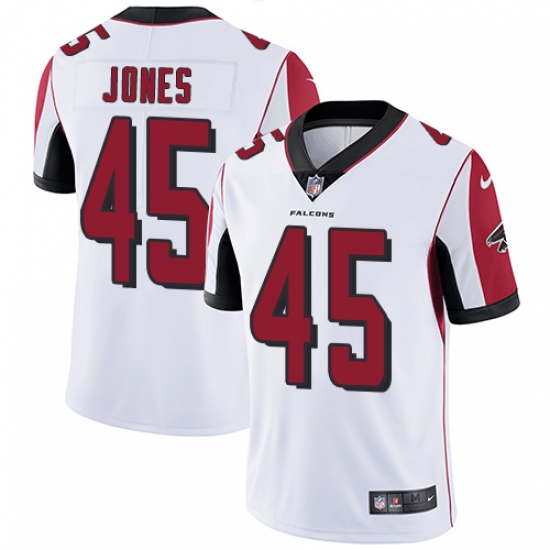Youth Nike Atlanta Falcons #45 Deion Jones White Vapor Untouchable Limited Player NFL Jersey - Ujersey