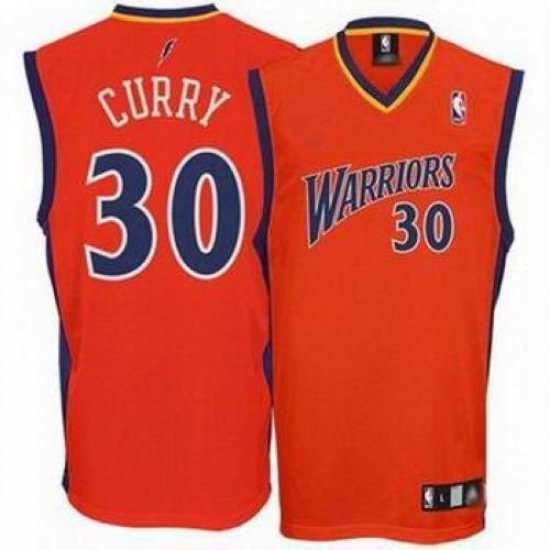 Men's Adidas Golden State Warriors #30 Stephen Curry Authentic Orange NBA Jersey - Ujersey
