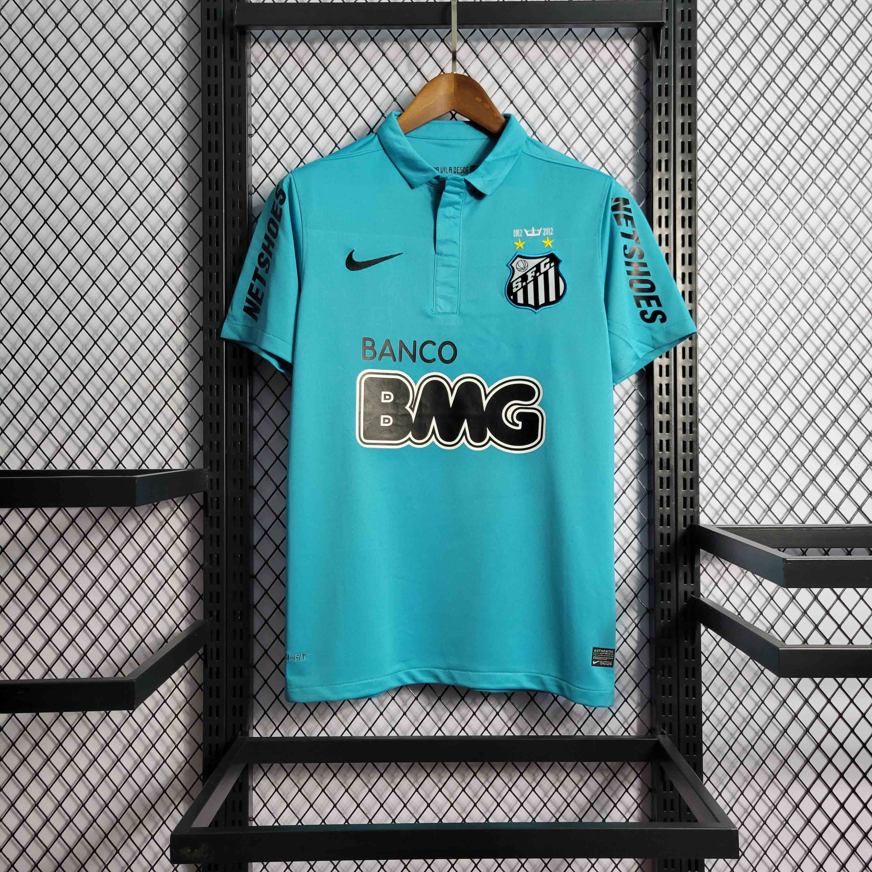 Santos FC Retro Soccer Jersey Third Away Custom Shirt 2012 - ujerseystore