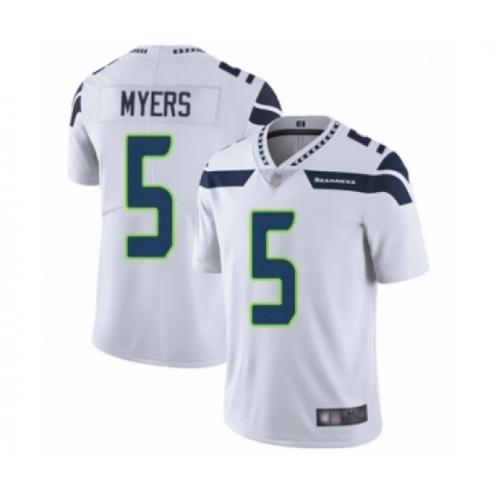 Youth Seattle Seahawks #5 Jason Myers White Vapor Untouchable Limited Player Football Jersey - Ujersey
