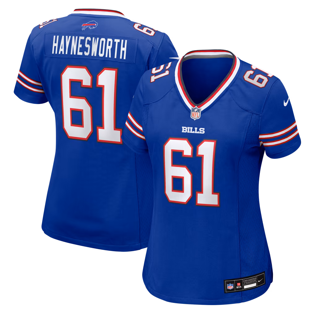 Women's Buffalo Bills Sincere Haynesworth Nike Royal Team Game Jersey