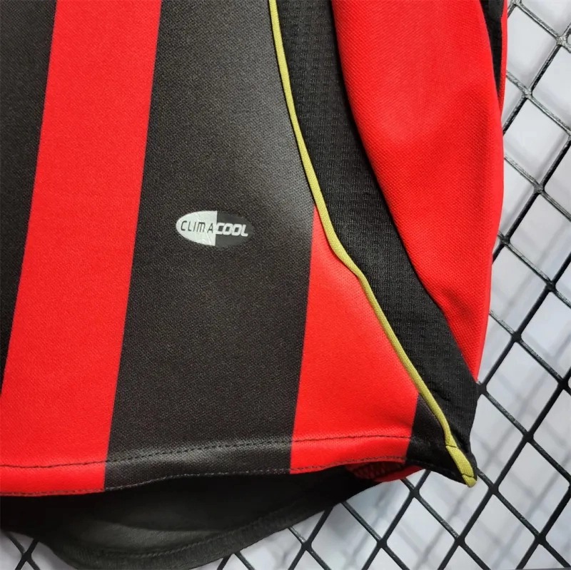 AC Milan Retro Soccer Jersey Home Custom Shirt 2006/07 - ujerseystore