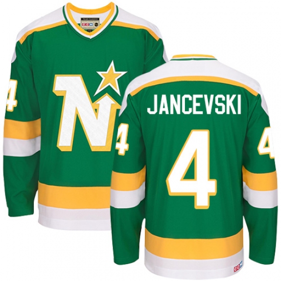 Men's CCM Dallas Stars #4 Craig Hartsburg Premier Green Throwback NHL Jersey - Ujersey
