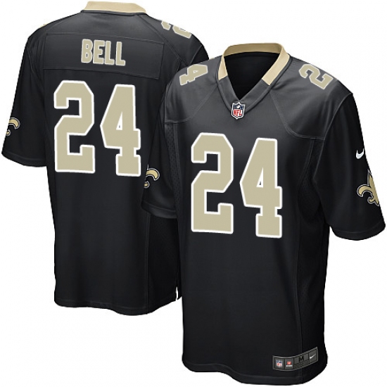 Men's Nike New Orleans Saints #24 Vonn Bell Game Black Team Color NFL Jersey - Ujersey