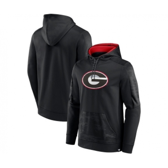 Men's Green Bay Packers Black On The Ball Pullover Hoodie - Ujersey