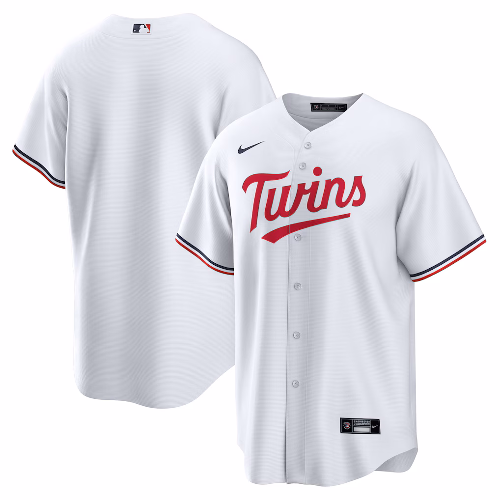 Men's Minnesota Twins Nike White Home Big & Tall Replica Jersey - Ujersey NHL