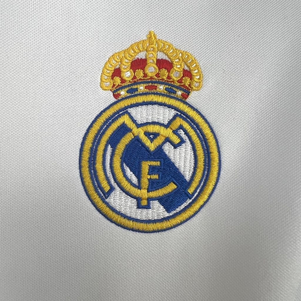 Real Madrid Retro Jersey Home Custom Soccer Shirt 2003-04 - Ujersey