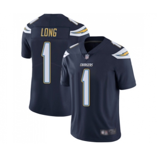 Men's Los Angeles Chargers #1 Ty Long Navy Blue Team Color Vapor Untouchable Limited Player Football Jersey - Ujersey