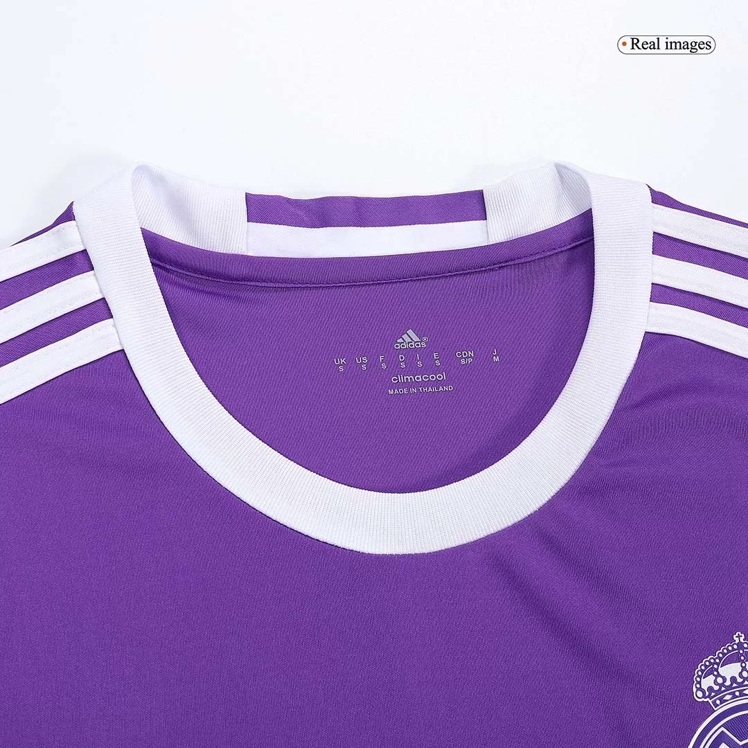 Real Madrid Retro Jersey Away Soccer Shirt Long Sleeve 2016/17