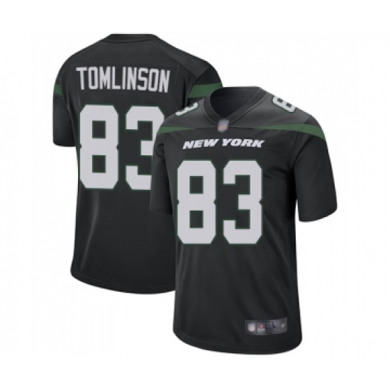 Men's New York Jets #83 Eric Tomlinson Game Black Alternate Football Jersey - Ujersey