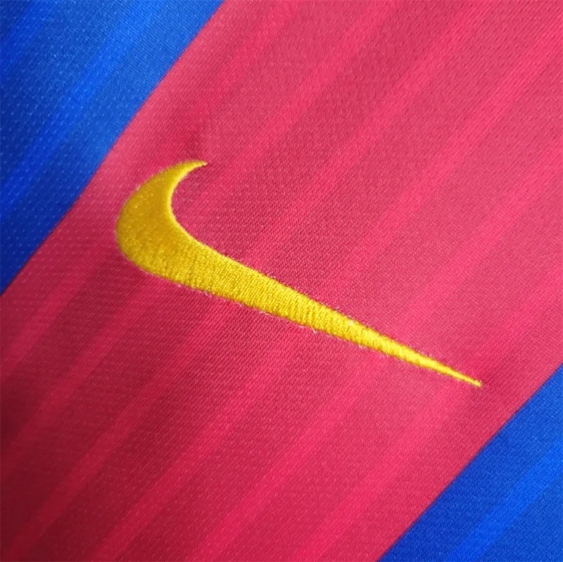 Barcelona Retro Jersey Home Soccer Shirt 2016-17