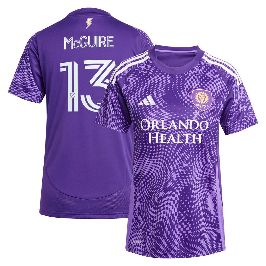 Women's Orlando City SC Duncan McGuire adidas Purple 2025 Perfect Storm Replica Player Jersey - Ujersey