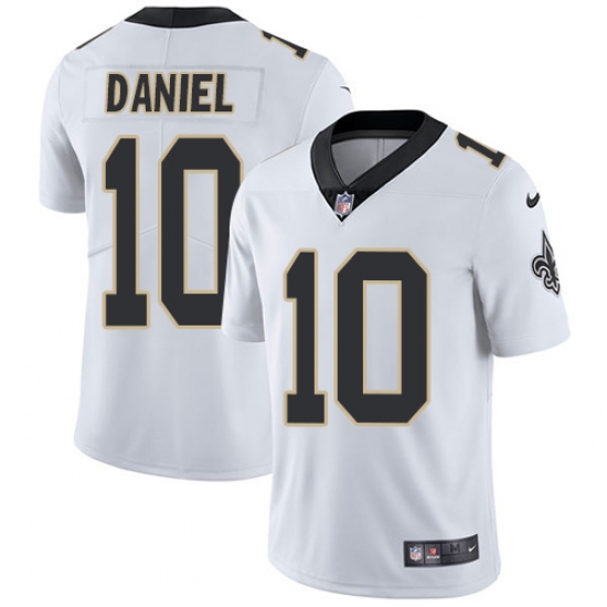 Men's Nike New Orleans Saints #10 Chase Daniel White Vapor Untouchable Limited Player NFL Jersey - Ujersey