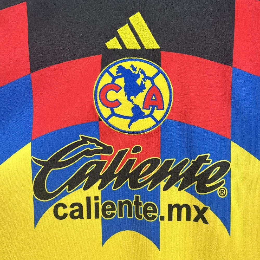 Club America Soccer Jersey Home Long Sleeve Custom Shirt 2025/26 - Ujersey NHL