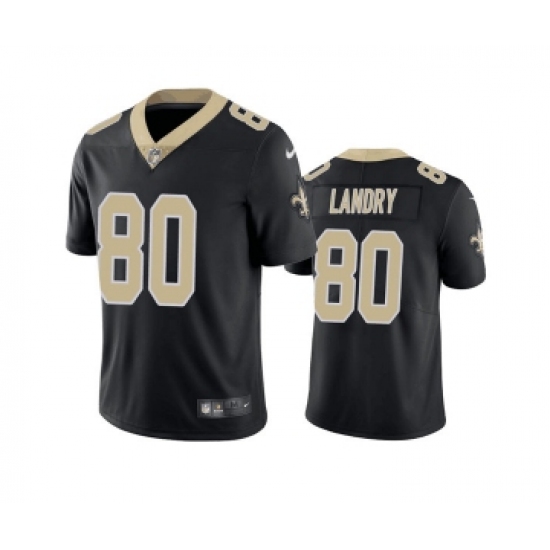 Men's New Orleans Saints #80 Jarvis Landry Black Vapor Limited Stitched Jersey - Ujersey