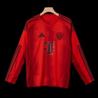 Bayern Munich Long Sleeve Jersey Home Football Shirt 2024/25
