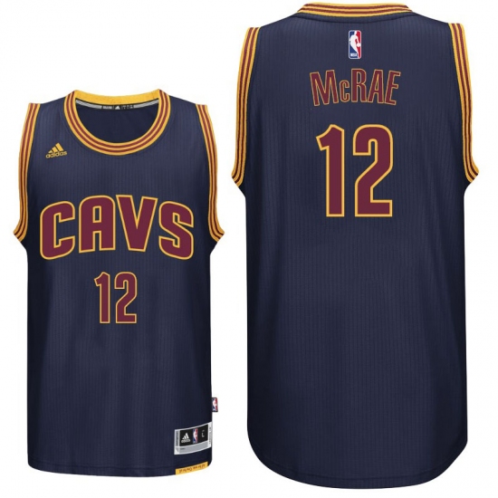 Cleveland Cavaliers #12 Jordan McRae New Swingman Alternate Navy Jersey - Ujersey