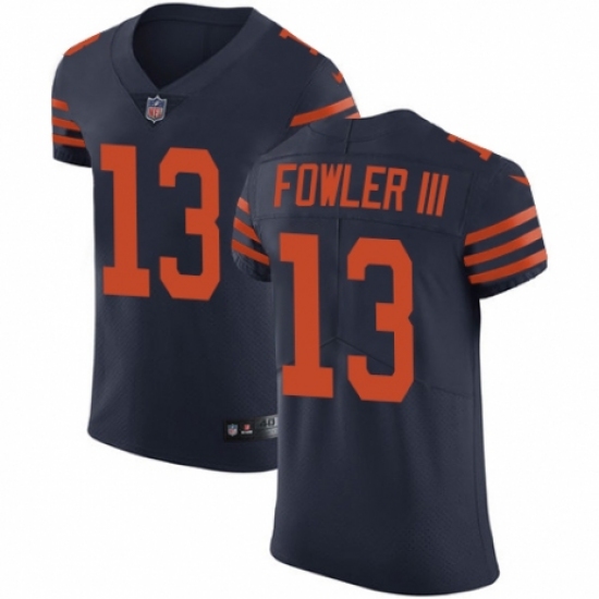 Men's Nike Chicago Bears #13 Bennie Fowler III Navy Blue Alternate Vapor Untouchable Elite Player NFL Jersey - Ujersey