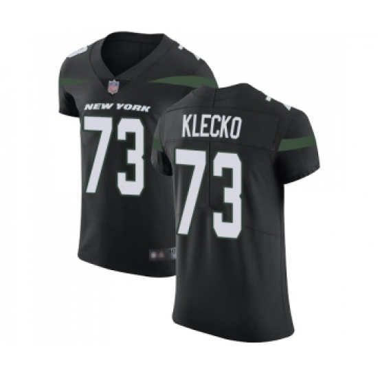 Men's New York Jets #73 Joe Klecko Black Alternate Vapor Untouchable Elite Player Football Jersey - Ujersey