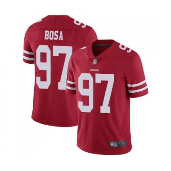 Youth San Francisco 49ers #97 Nick Bosa Red Team Color Vapor Untouchable Limited Player Football Jersey - Ujersey