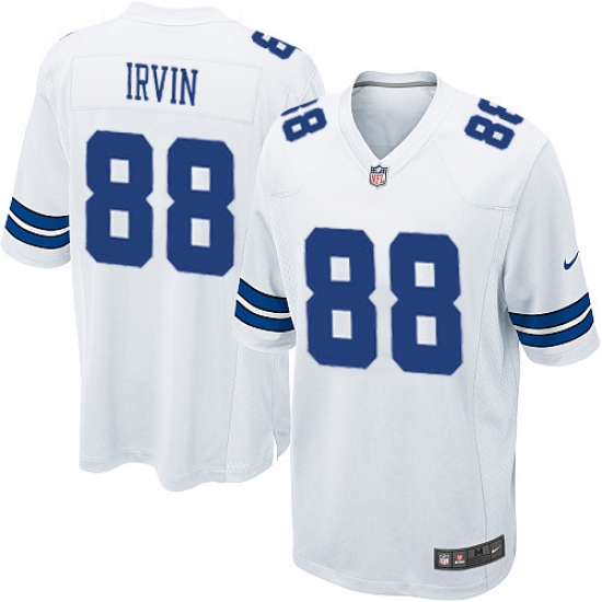 Men's Nike Dallas Cowboys #88 Michael Irvin Game White NFL Jersey - Ujersey