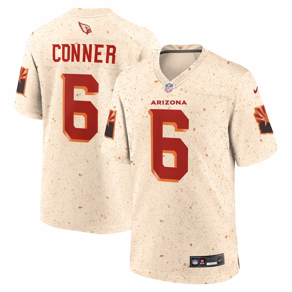 Men's Arizona Cardinals James Conner Nike Natural Rivalries Collection Game Jersey - Ujersey