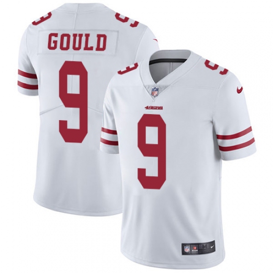 Youth Nike San Francisco 49ers #9 Robbie Gould Elite White NFL Jersey - Ujersey